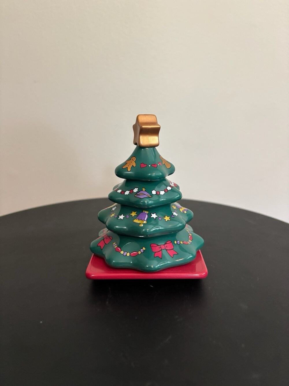 American Girl Bitty Baby Stacking Christmas Tree Santas Helper Toy Gold Star 4”